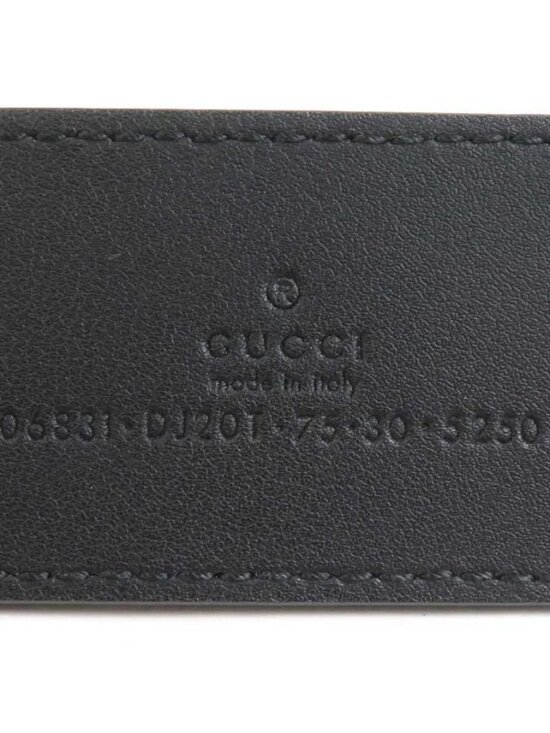 GUCCI GG Marmont Belt Black/Gold Leather/Metal main image 9